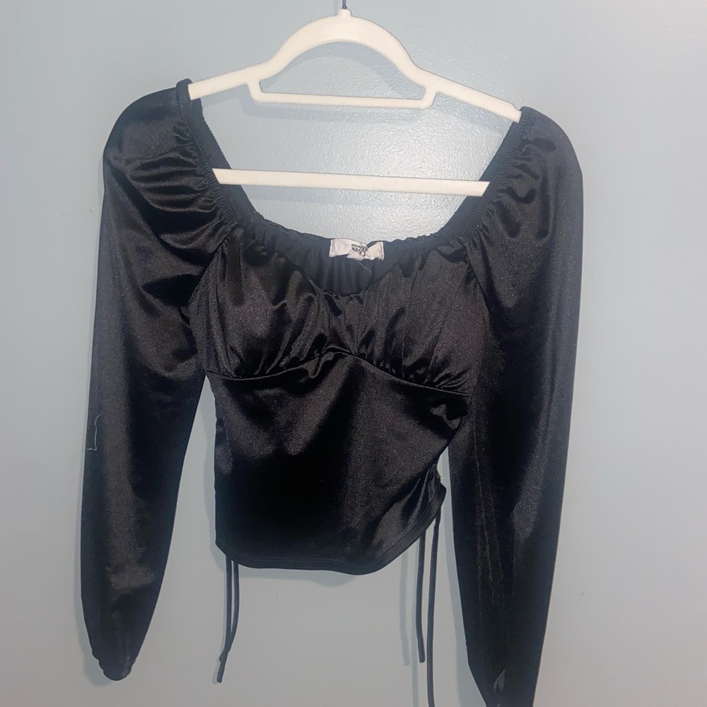 Black crop top